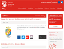 Tablet Screenshot of fmgimnasia.com